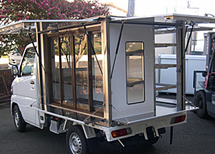 移動販売車（軽自動車）-冷凍機付標準3方開-1